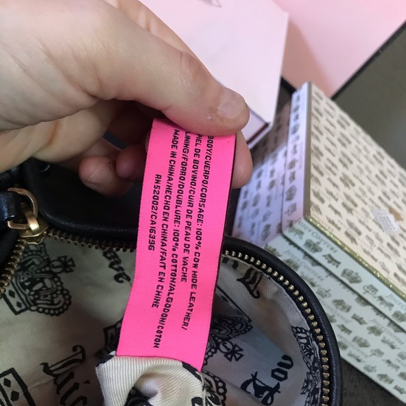 Juicy Couture vintage leather petite bag cowhide - Picture 10 of 13